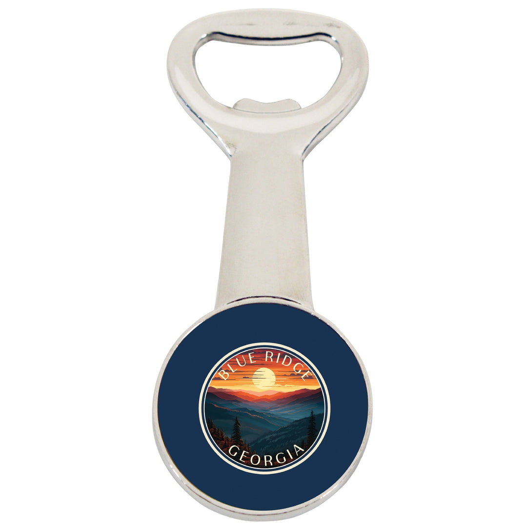 Blue Ridge Georgia Design C Souvenir Magnetic Bottle Opener Image 1