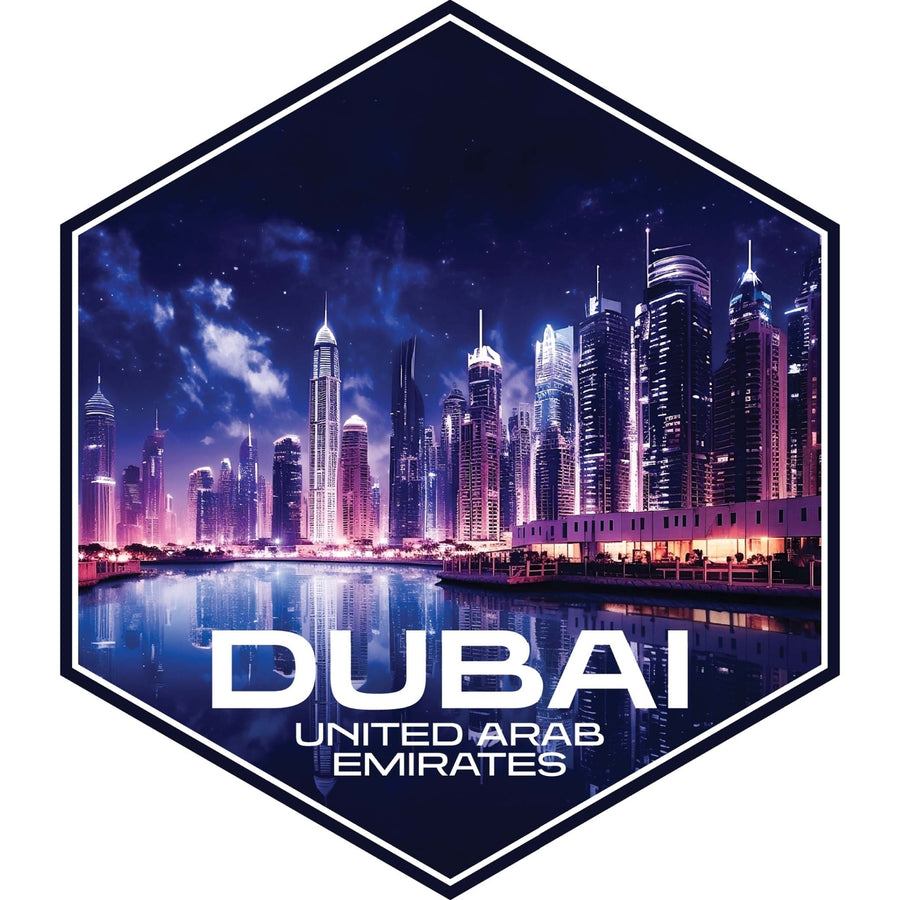 Dubai UAE A Exclusive Destination Fridge Decor Magnet Image 1