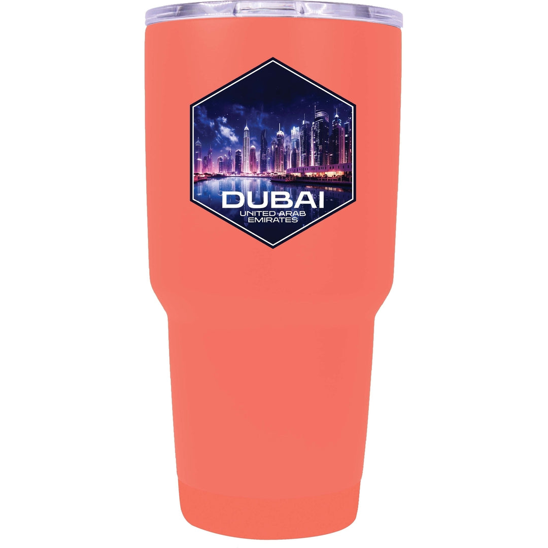 Dubai UAE A Souvenir 24 oz Insulated Stainless Steel Tumbler Image 4