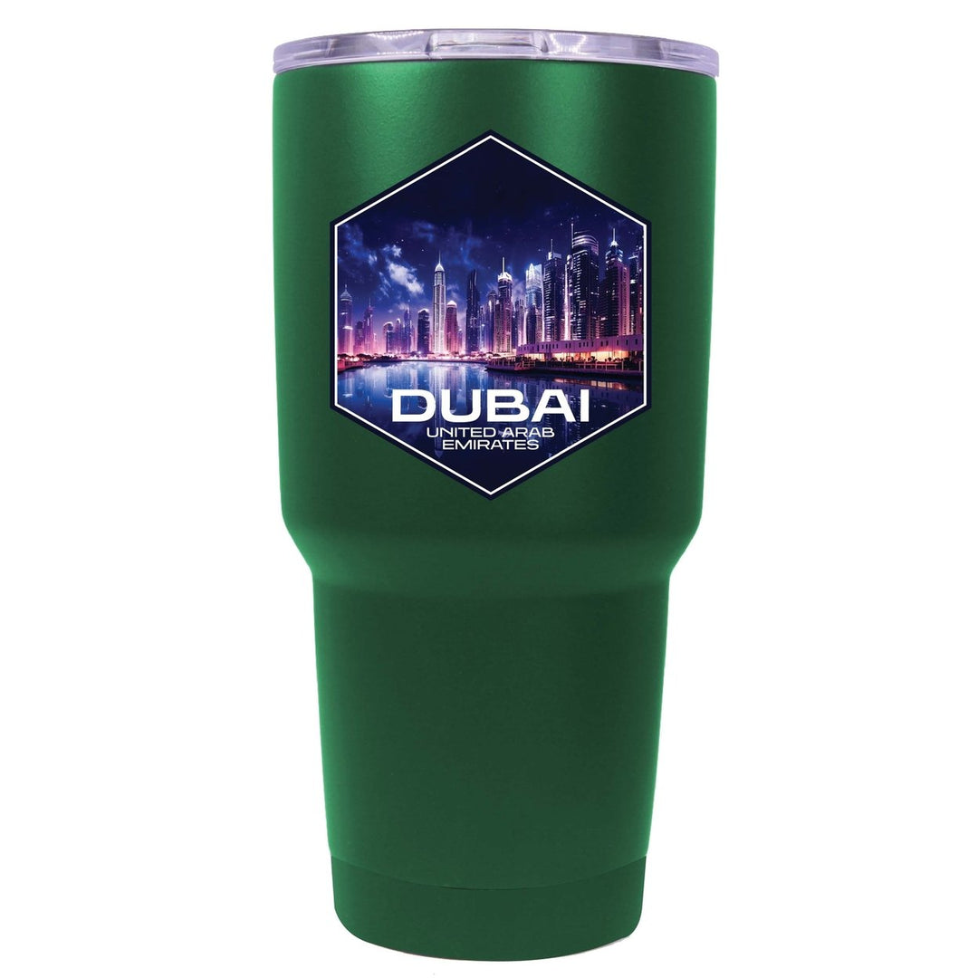 Dubai UAE A Souvenir 24 oz Insulated Stainless Steel Tumbler Image 1