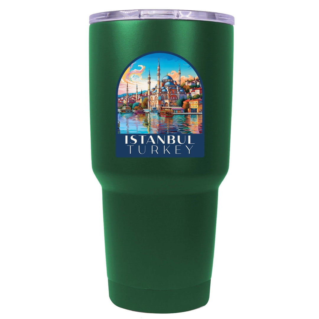 Istanbul Turkey A Souvenir 24 oz Insulated Stainless Steel Tumbler Image 1