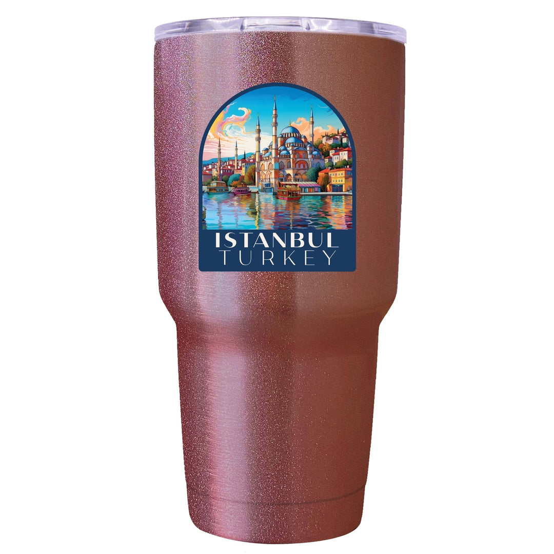 Istanbul Turkey A Souvenir 24 oz Insulated Stainless Steel Tumbler Image 3