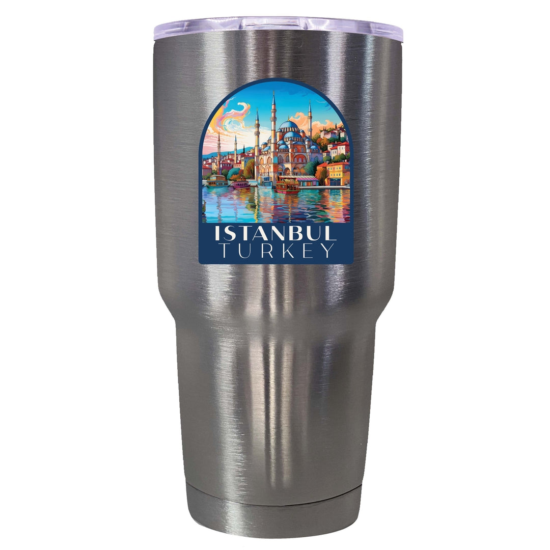 Istanbul Turkey A Souvenir 24 oz Insulated Stainless Steel Tumbler Image 4