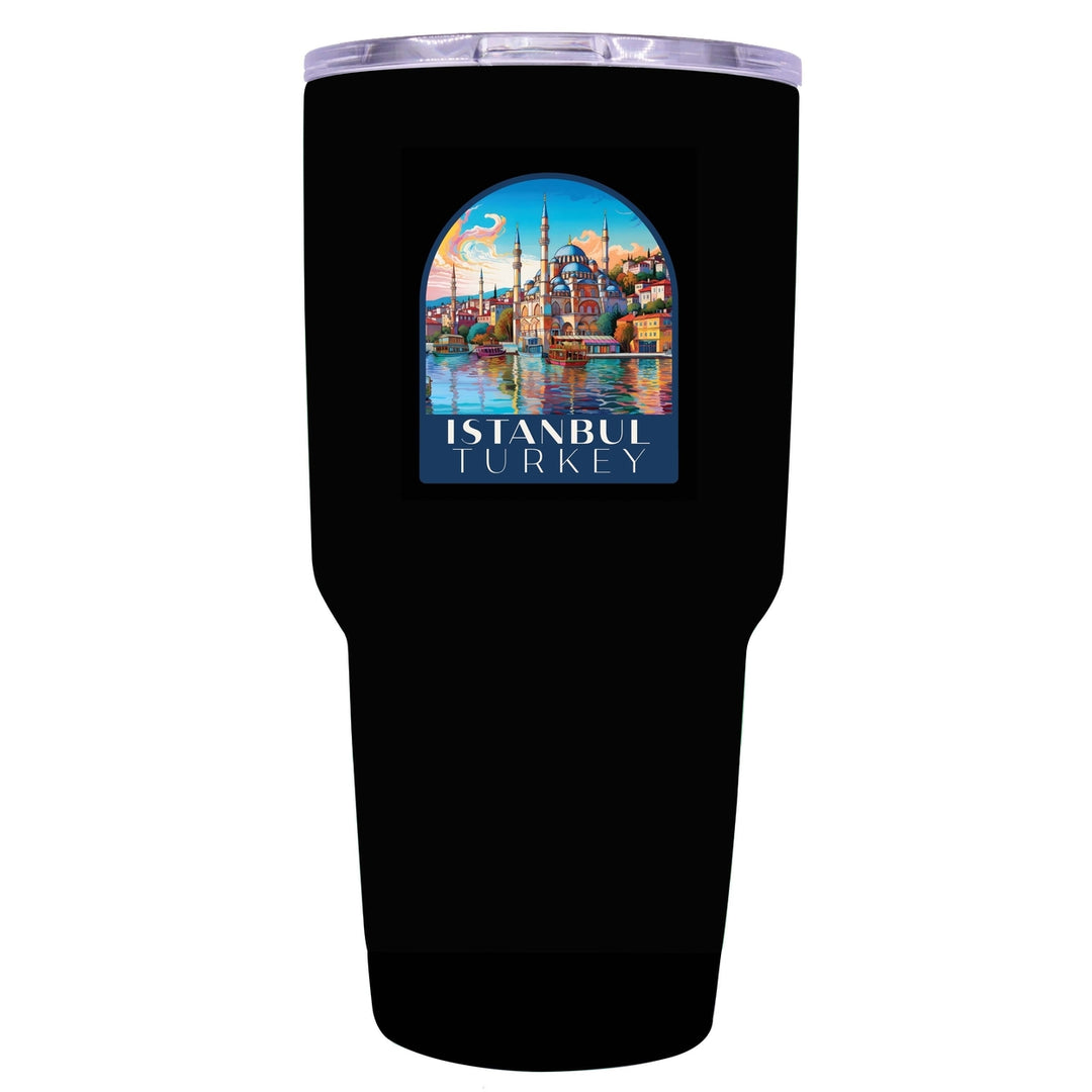 Istanbul Turkey A Souvenir 24 oz Insulated Stainless Steel Tumbler Image 8