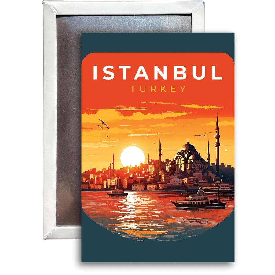 Istanbul Turkey B Souvenir 2x3-Inch Durable and Vibrant Decor Fridge Magnet Image 1