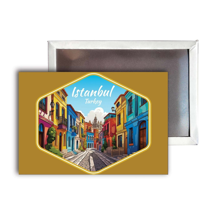 Istanbul Turkey C Souvenir Durable and Vibrant Decor Fridge Magnet 2.5"X3.5" Image 1