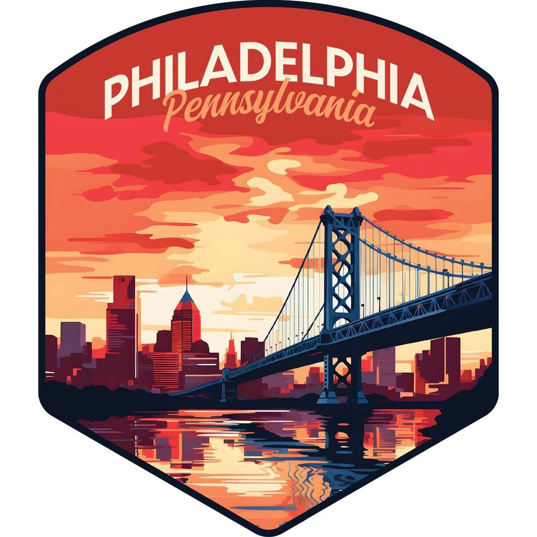 Philadelphia Pennsylvania B Exclusive Destination Fridge Decor Magnet Image 1