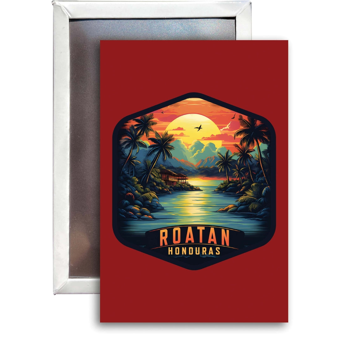 Roatan Honduras A Souvenir 2x3-Inch Durable and Vibrant Decor Fridge Magnet Image 1