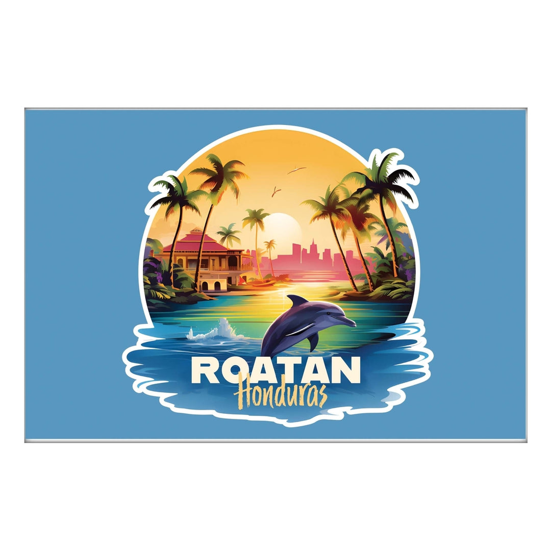 Roatan Honduras B Souvenir 2x3-Inch Durable and Vibrant Decor Fridge Magnet Image 1