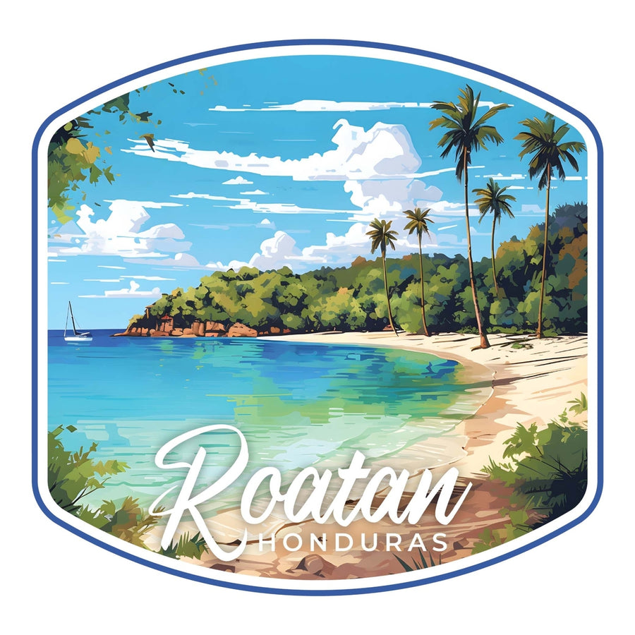 Roatan Honduras C Exclusive Destination Fridge Decor Magnet Image 1