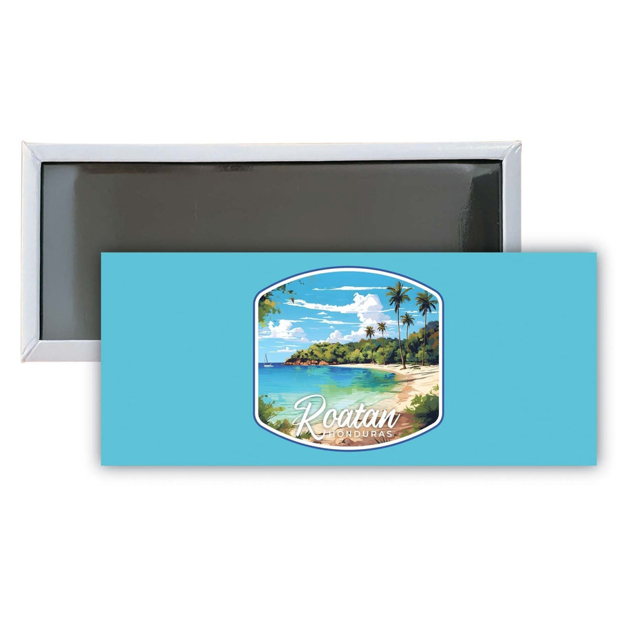 Roatan Honduras C Souvenir Durable and Vibrant Decor Fridge Magnet 4.75 x 2 Inch Image 1