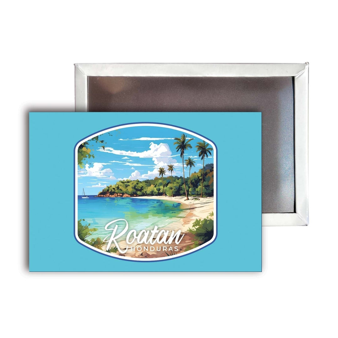 Roatan Honduras C Souvenir Durable and Vibrant Decor Fridge Magnet 2.5"X3.5" Image 1