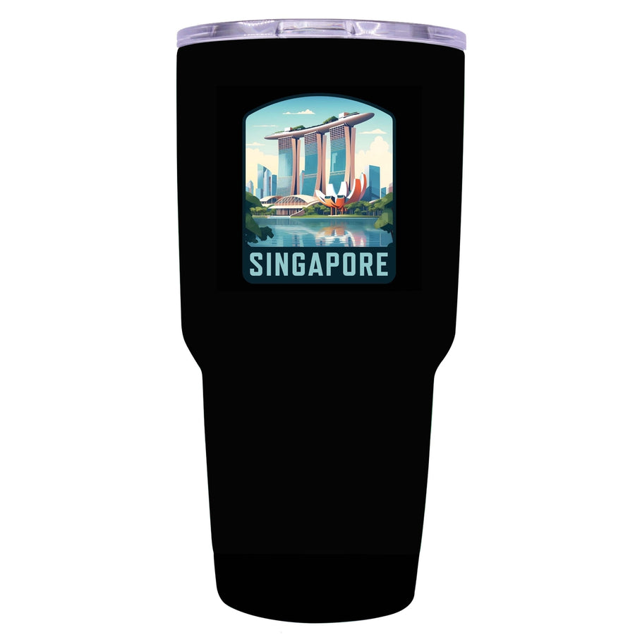 Singapore A Souvenir 24 oz Insulated Stainless Steel Tumbler Image 1