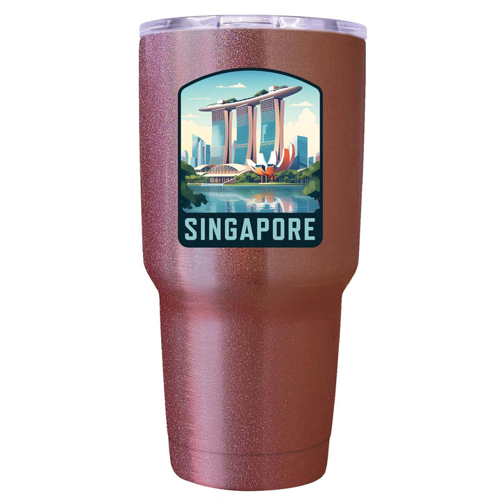 Singapore A Souvenir 24 oz Insulated Stainless Steel Tumbler Image 4