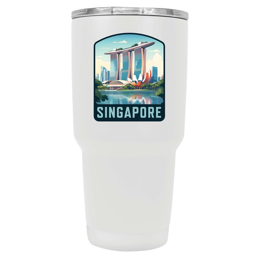 Singapore A Souvenir 24 oz Insulated Stainless Steel Tumbler Image 1