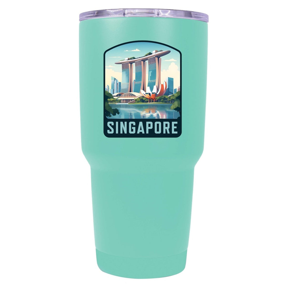 Singapore A Souvenir 24 oz Insulated Stainless Steel Tumbler Image 1