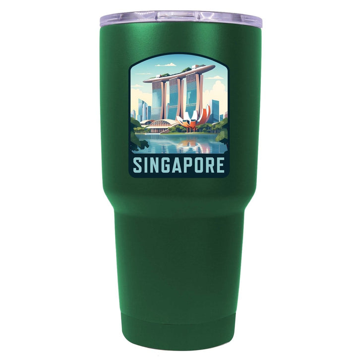 Singapore A Souvenir 24 oz Insulated Stainless Steel Tumbler Image 1