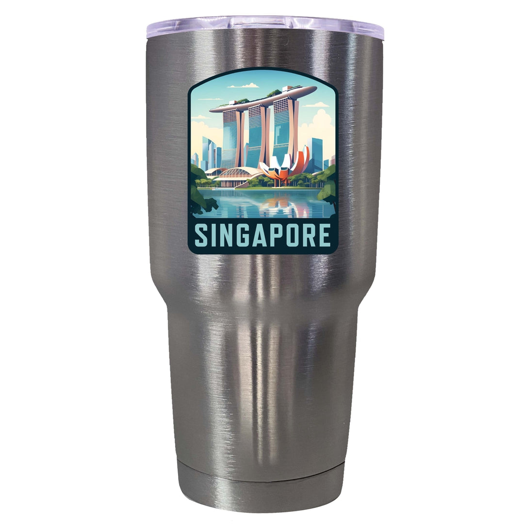 Singapore A Souvenir 24 oz Insulated Stainless Steel Tumbler Image 9