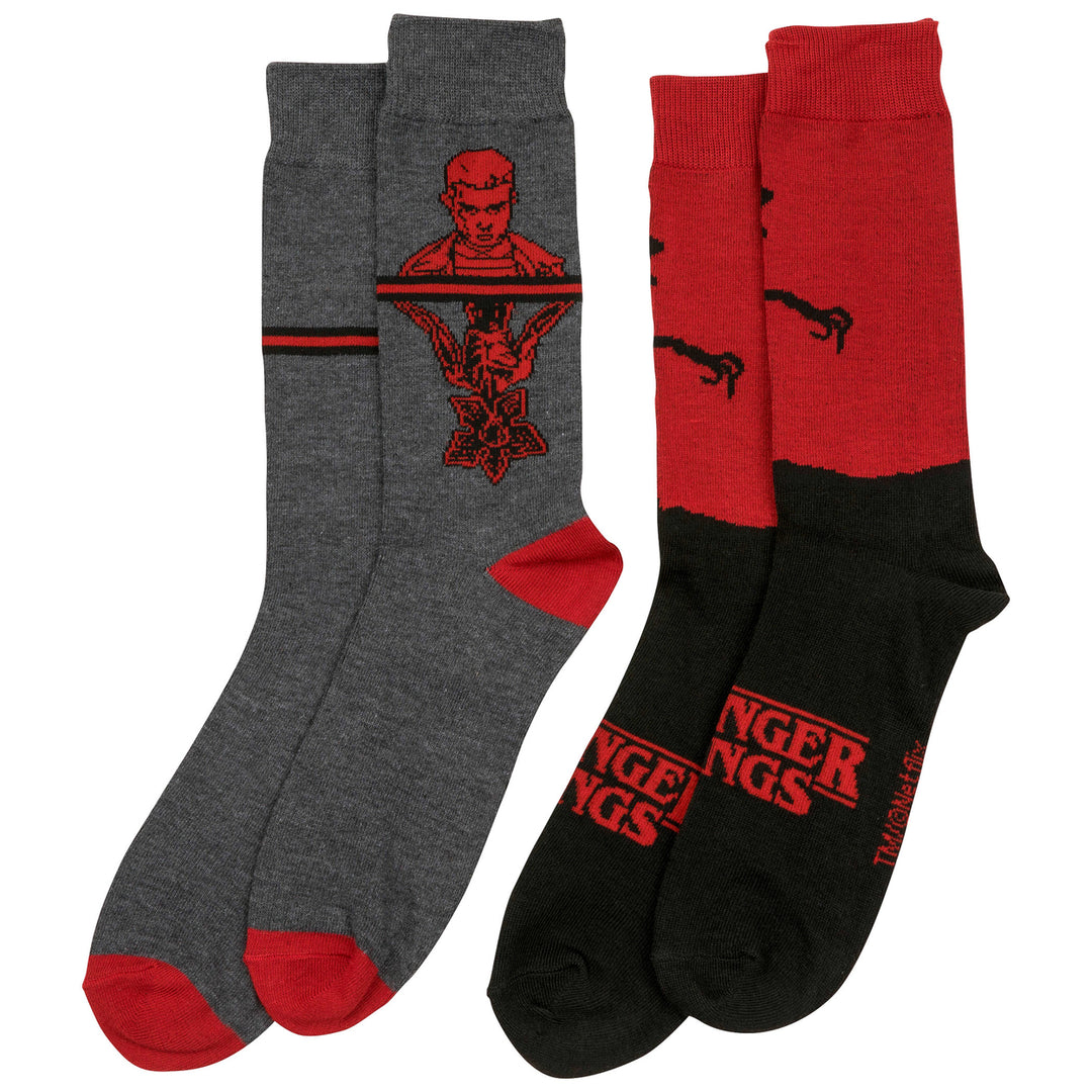 Stranger Things The Upside Down 2-Pairs of Crew Socks Image 4