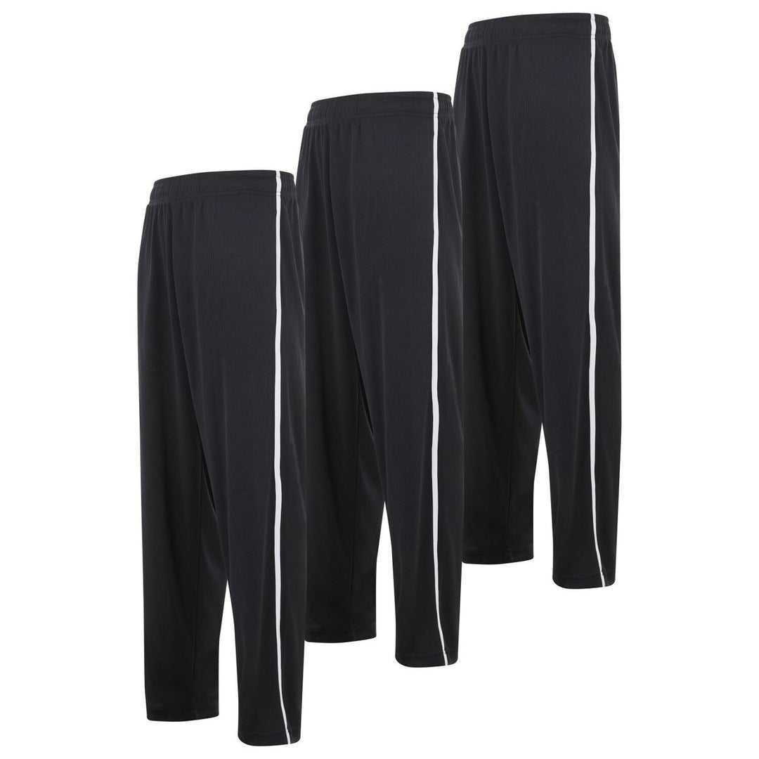 DARESAY Mens Joggers Quick-Dry Athletic Pants 3-Pack Elastic Waist with Pockets Image 11