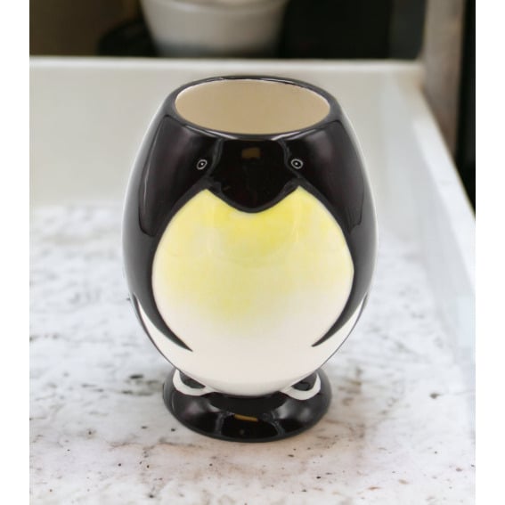 Ceramic Penguin Tumbler 4.6in  Mom Image 1