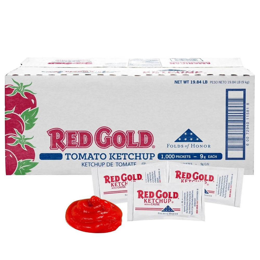 Red Gold Tomato Ketchup Single-Serve Packets (1,000 Count) Image 2