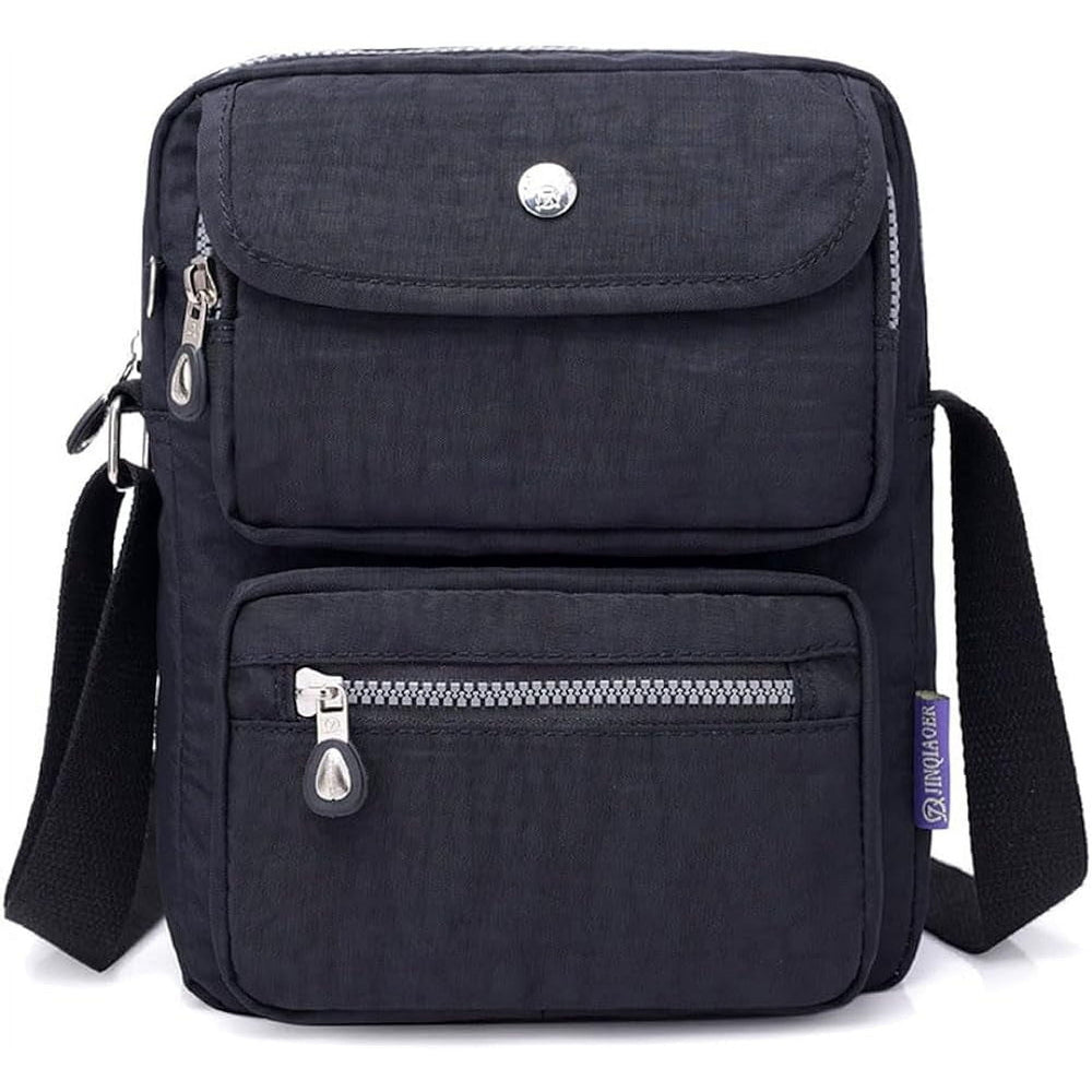Crossbody Bag for Women Waterproof Shoulder Bag Multi-Pocket Messenger Bag Casual Nylon Purse Handbag Image 2