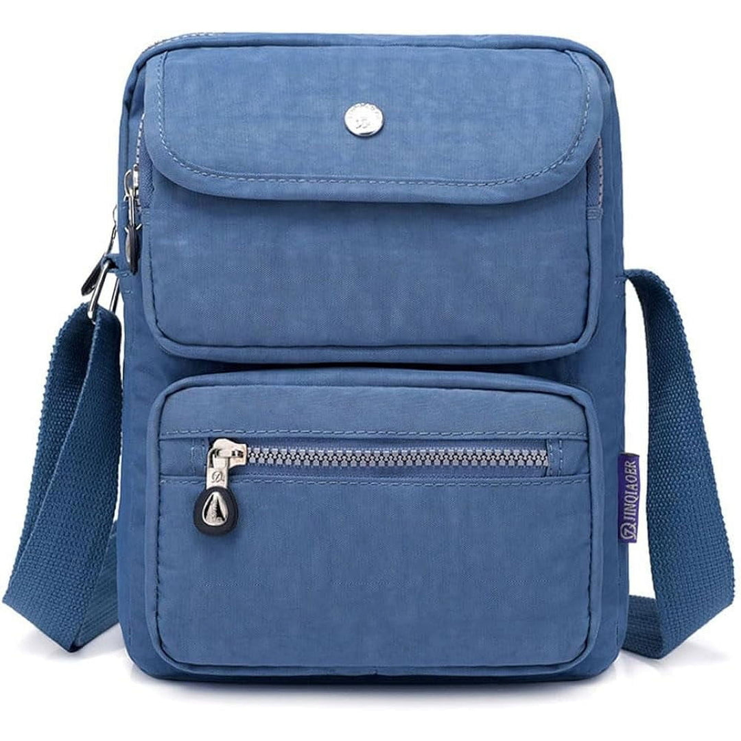 Crossbody Bag for Women Waterproof Shoulder Bag Multi-Pocket Messenger Bag Casual Nylon Purse Handbag Image 3