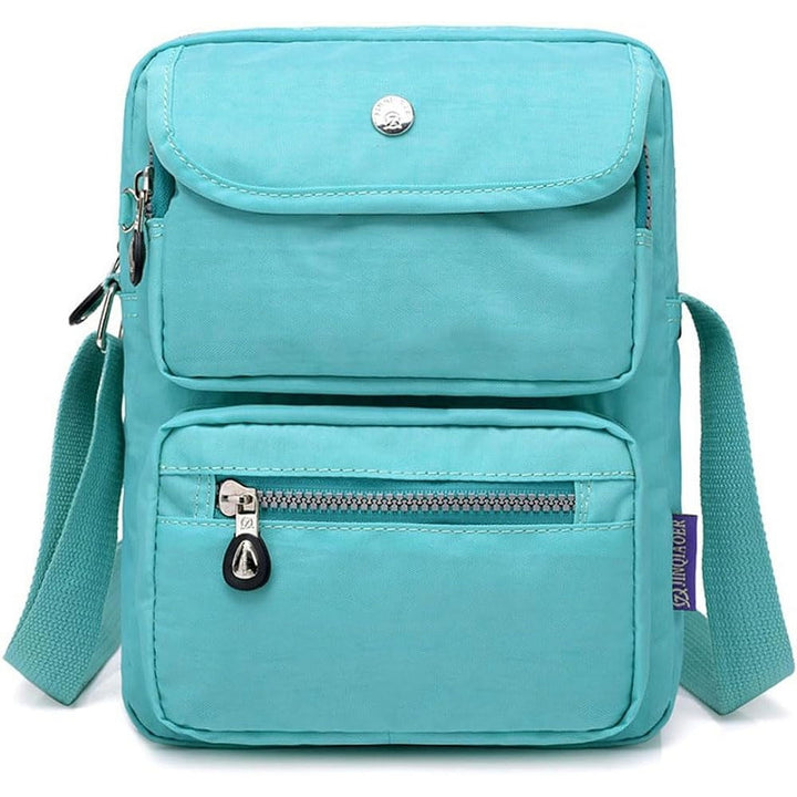 Crossbody Bag for Women Waterproof Shoulder Bag Multi-Pocket Messenger Bag Casual Nylon Purse Handbag Image 4