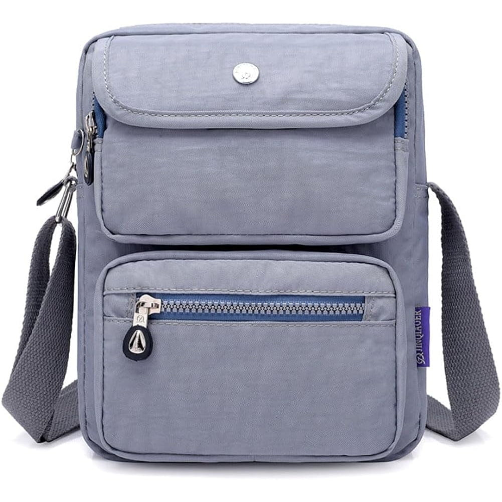 Crossbody Bag for Women Waterproof Shoulder Bag Multi-Pocket Messenger Bag Casual Nylon Purse Handbag Image 9