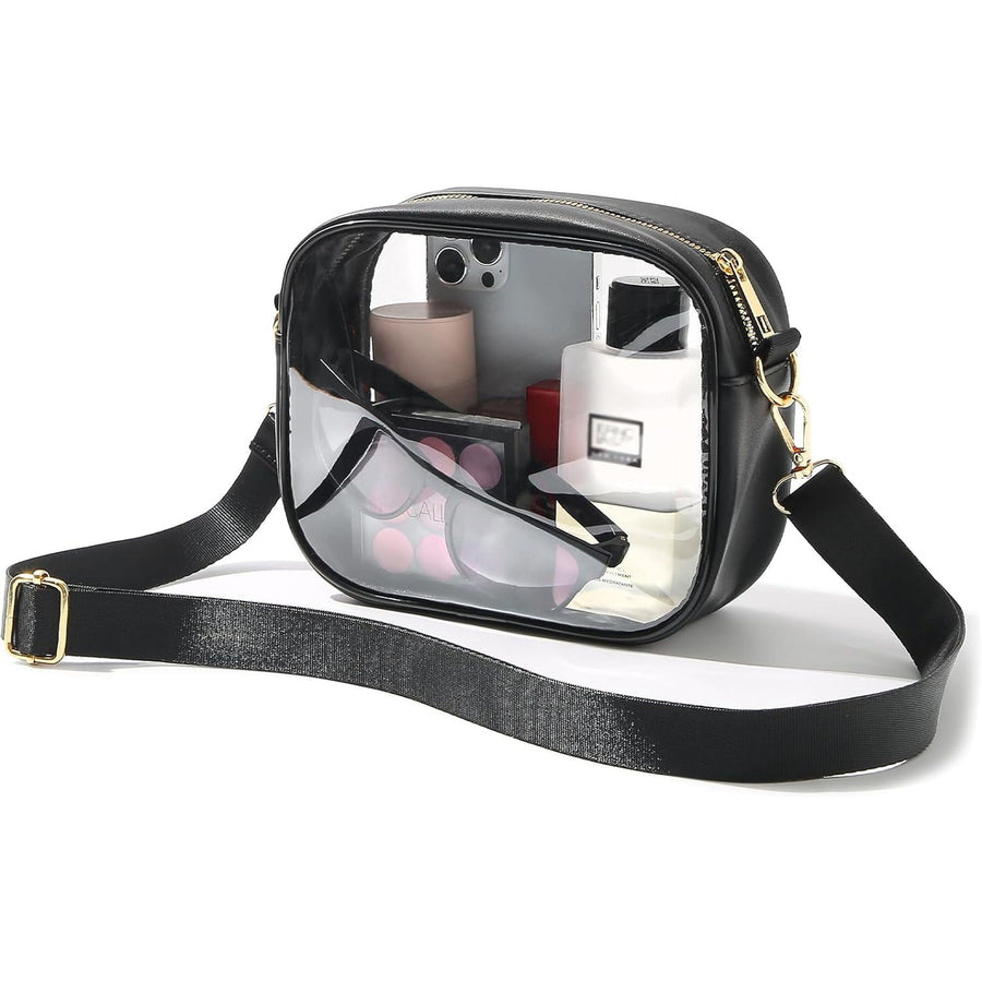 Clear Bag Stadium ApprovedCrossbody Transparent Bag for Concerts Sports EventsPurses for Men and Women Image 1