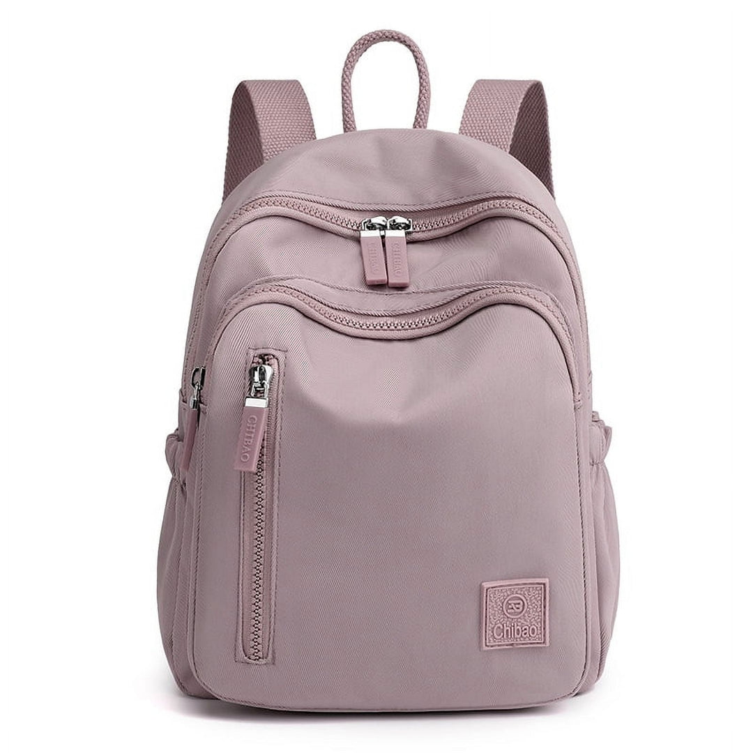 Mini Backpack for Women Light Weight Small Waterproof Backpack Purses Small Casual Daily Travel Shoulder Bag (Apricot Image 9