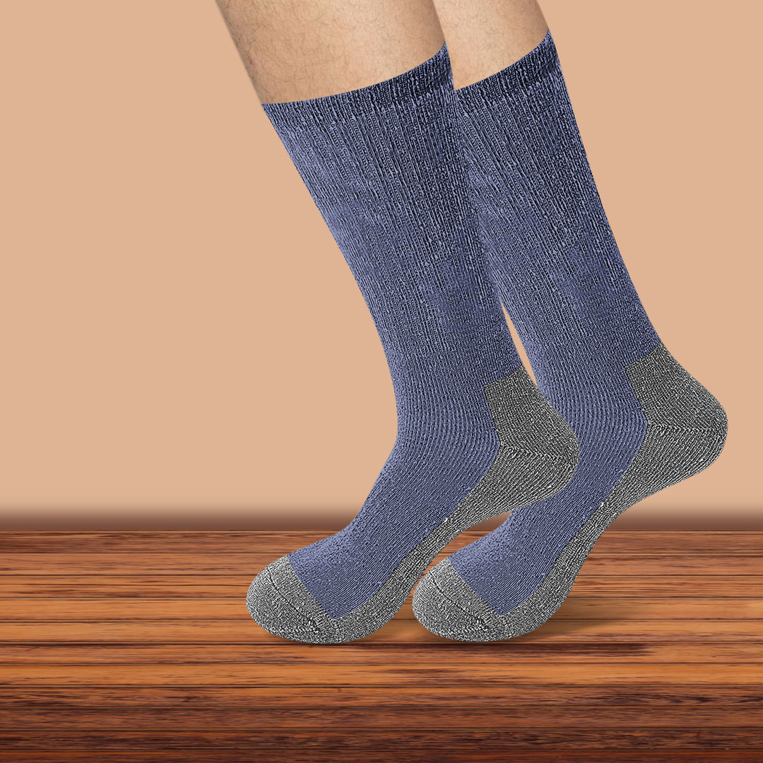 5-Pairs: Mens Warm Thick Merino Lamb Wool Socks Image 11