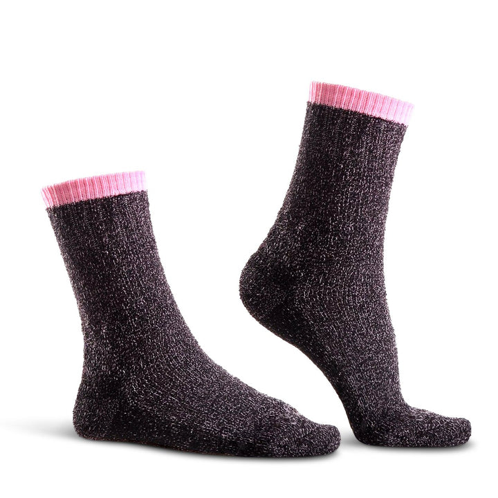5-Pairs: Womens Cozy Soft Thick Winter Warm Thermal Insulated Heated Crew Socks Image 6