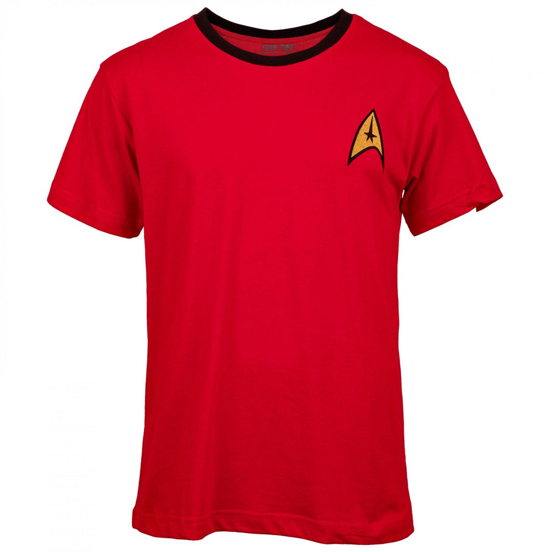 Star Trek Engineer Badge T-Shirt Image 1