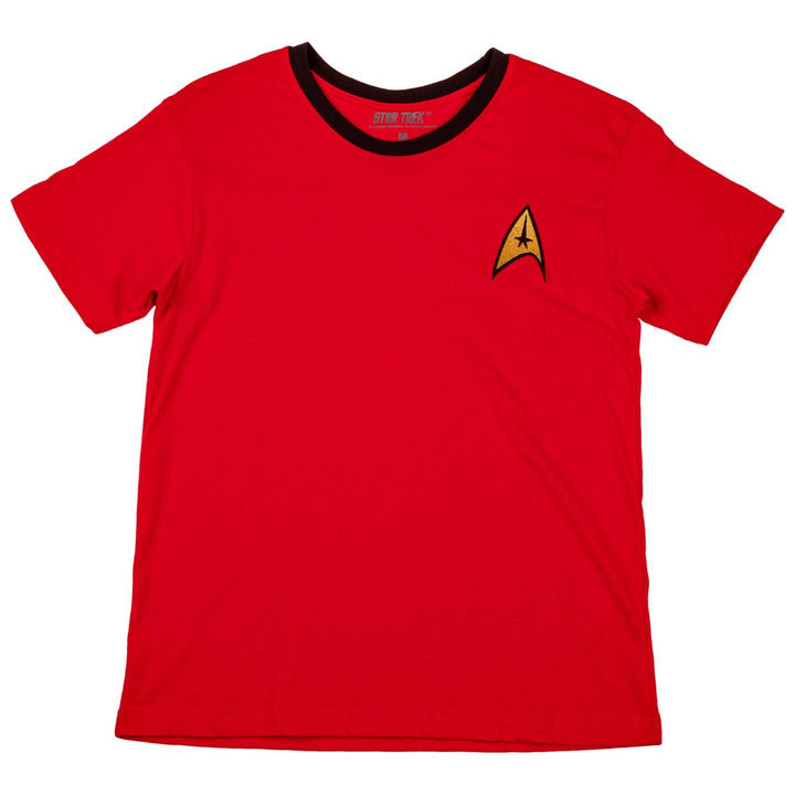 Star Trek Engineer Badge T-Shirt Image 2