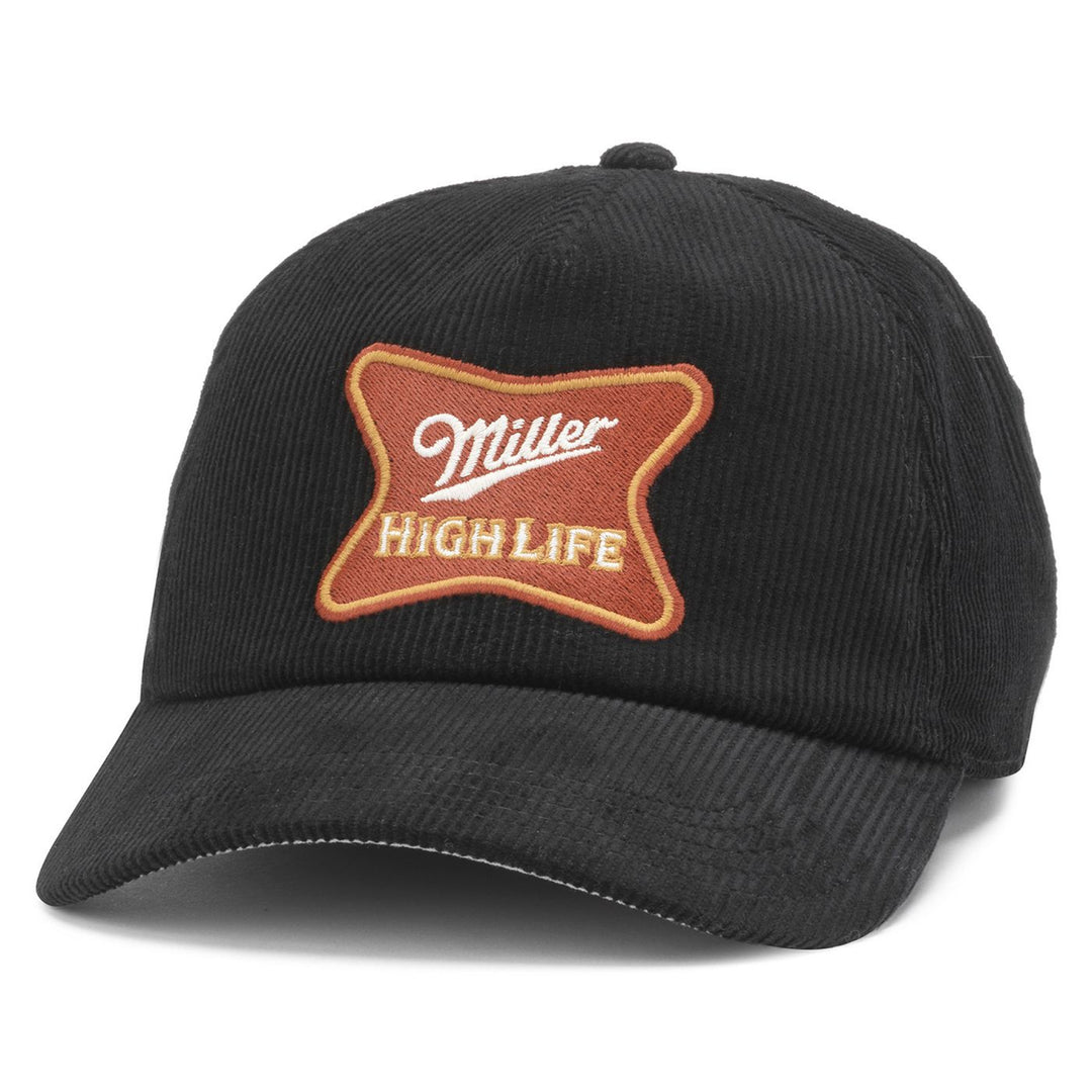 Miller High Life Logo Embroidered Roscoe Corduroy Adjustable Hat Image 1
