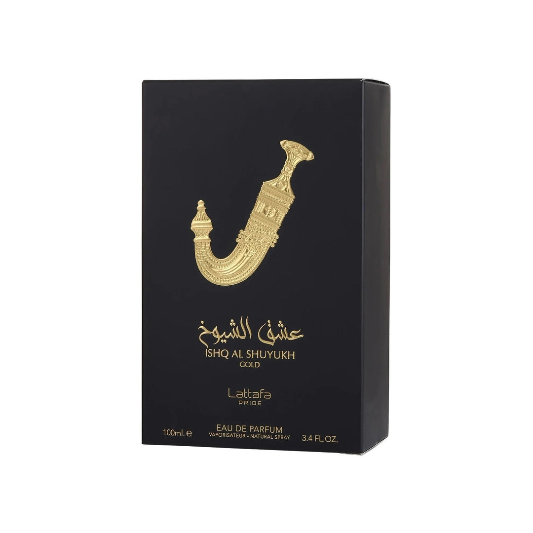 Pride Ishq Al Shuyukh Gold Lattafa EDP Spray 3.4 Oz Men Fragrance Scent Image 3