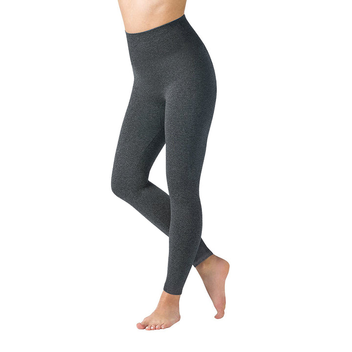 2-Pack: Womens High Waisted Ultra Soft Fleece Lined Warm Marled Leggings(Available in Plus Sizes) Image 7