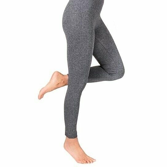 Womens High Waisted Ultra-Soft Fleece Lined Warm Marled Leggings(Available in Plus Sizes) Image 4