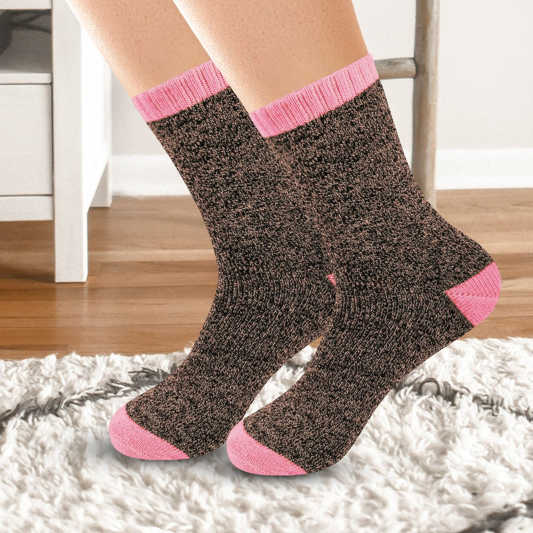 Womens Thermal Boot Socks 9-Pairs Cozy Thick Soft Winter Warm Socks Image 10