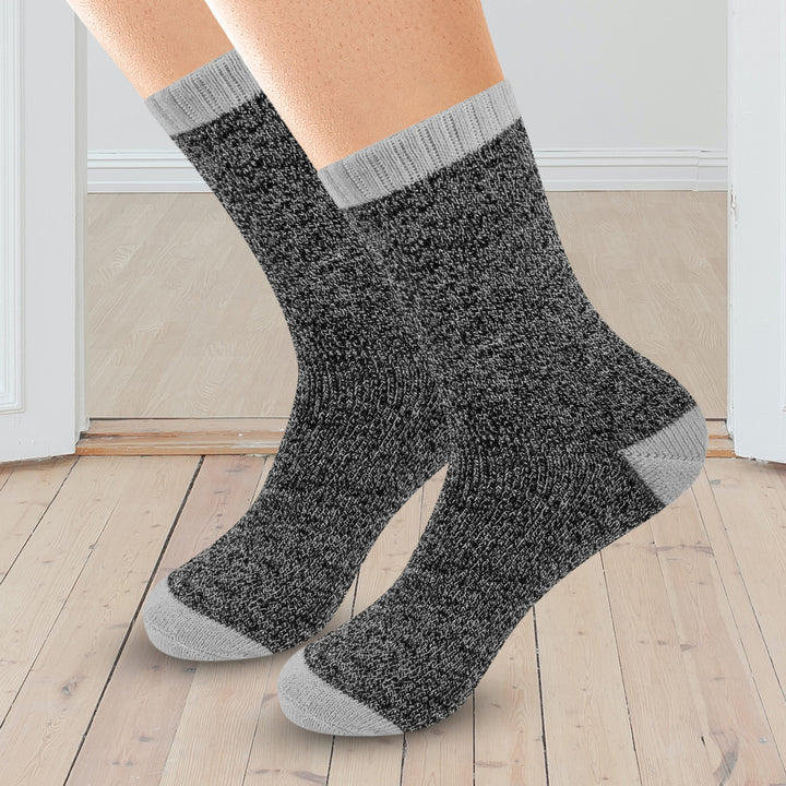 Womens Thermal Boot Socks 9-Pairs Cozy Thick Soft Winter Warm Socks Image 11