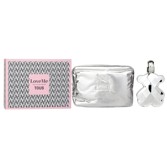 Tous Love Me The Silver Parfum Coffert : Eau De Perfum 90ml + Bag 2pcs Image 1