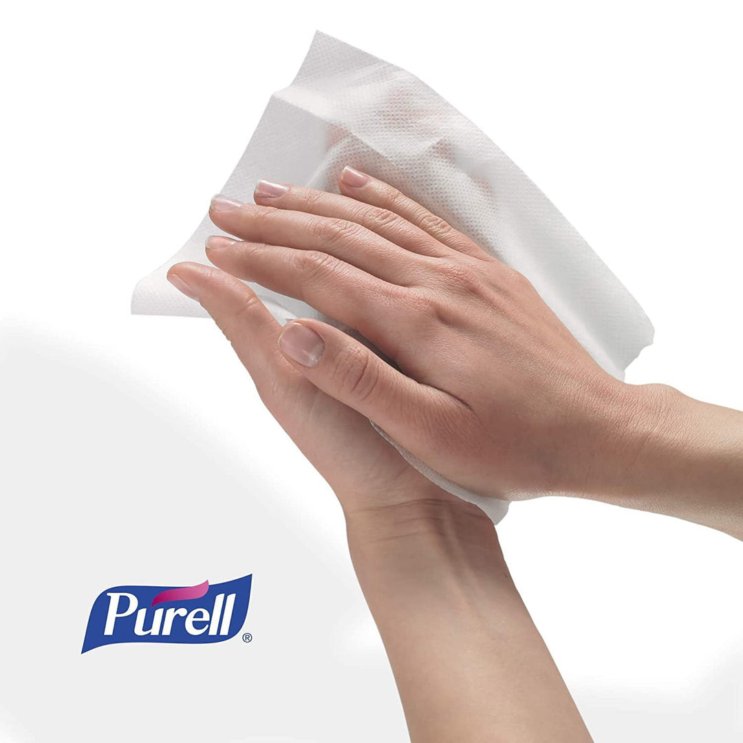 Purell Sanitizing Wipes 15 Count Pack Antibacterial Disinfecting Travel Size Image 2