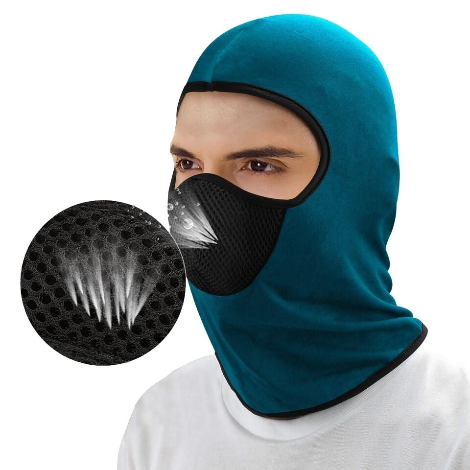 Mult-Pack: Mens Warm Winter Windproof Breathable Cozy Thermal Balaclava Winter Ski Full Face Mask Image 10