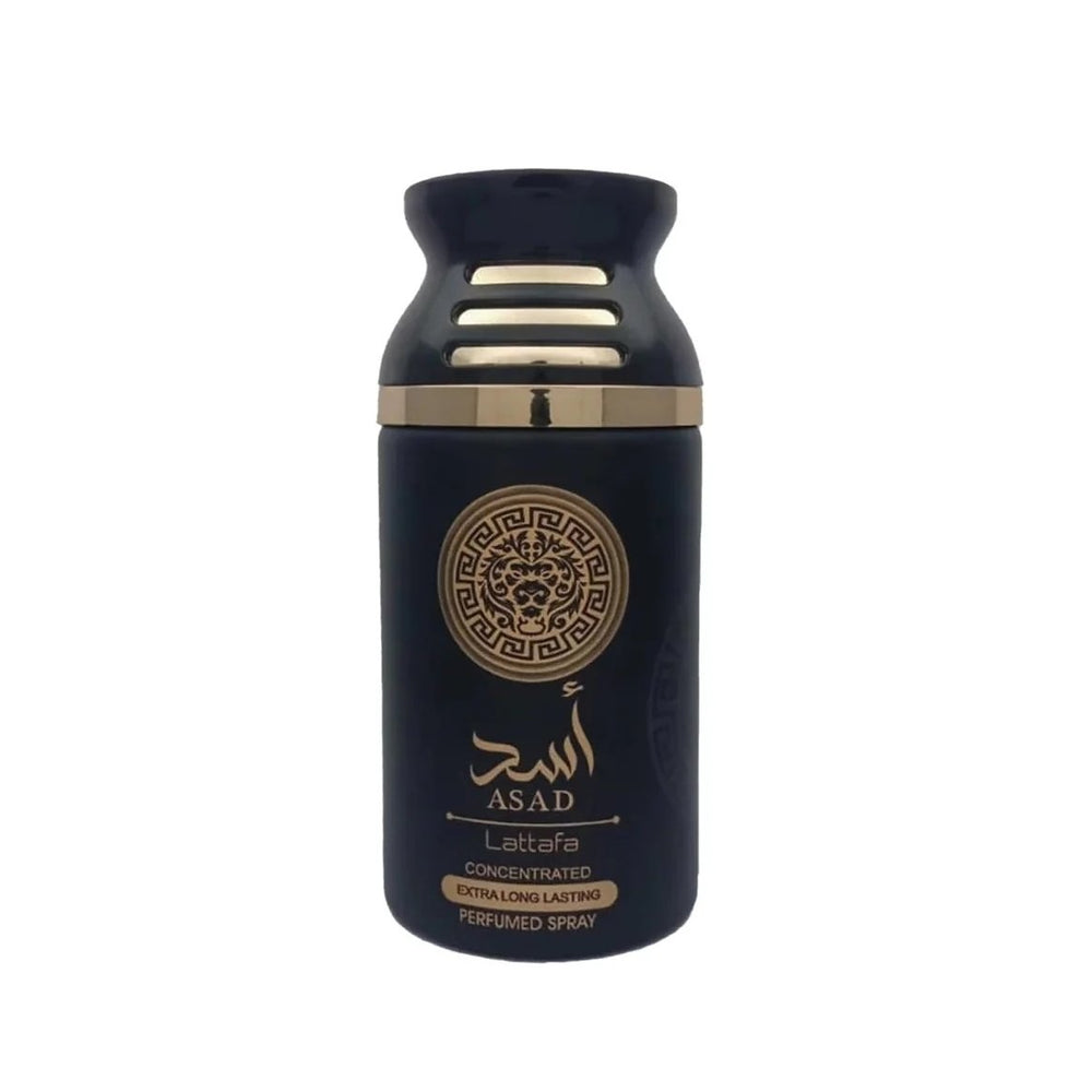 Lattafa Asad Deodorant Spray 9 Oz Men Oud Musk Long Lasting Fragrance Image 2