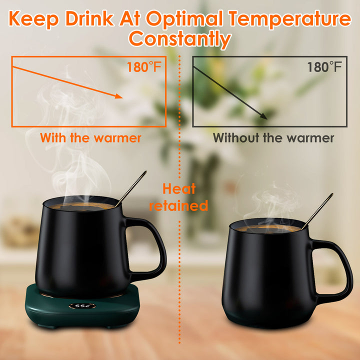 Electric Coffee Mug Warmer for Desk Auto Shut off USB Tea Milk Beverage Cup Heater Heating Plate for Office Home 3 Image 3