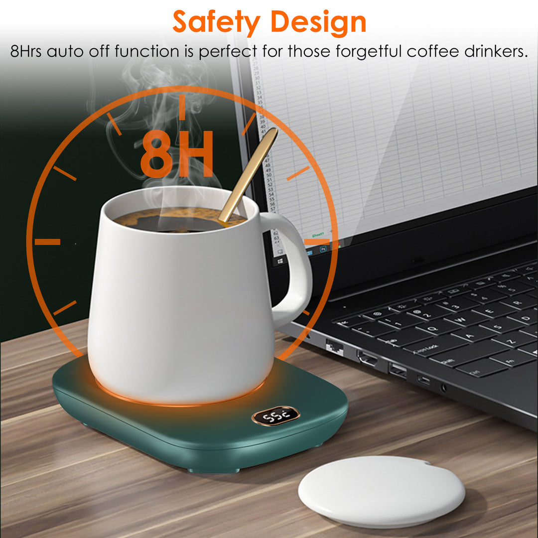 Electric Coffee Mug Warmer for Desk Auto Shut off USB Tea Milk Beverage Cup Heater Heating Plate for Office Home 3 Image 4
