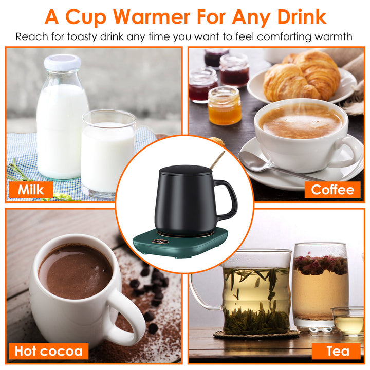 Electric Coffee Mug Warmer for Desk Auto Shut off USB Tea Milk Beverage Cup Heater Heating Plate for Office Home 3 Image 7