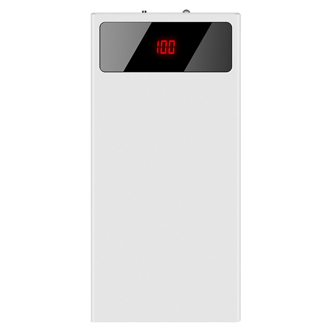 20000mAh Ultra-Thin Power Bank External Battery Dual USB Flashlight Display Red Image 1